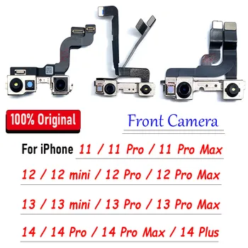 100% Eredeti Vizsgált Első Kis Kamera Modul Flex Csere-Javítás Része IPhone 11 12 mini Pro 13 14 Pro Max 14 Plus