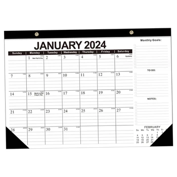 17 X 12 Inch-Tól Jan. 2024 - Június 2025 Havi Tervező 2024 18 Hónap Fali Naptár