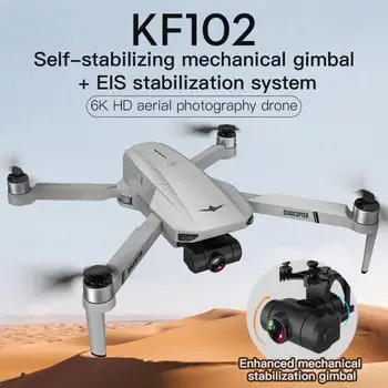 2023 Új KF102GPS 4K Drón Szakmai Dual Kamera 2.4 G Frekvencia Anti-Shake Összecsukható Quadcopter GPS Navigációs RC Repülőgépek