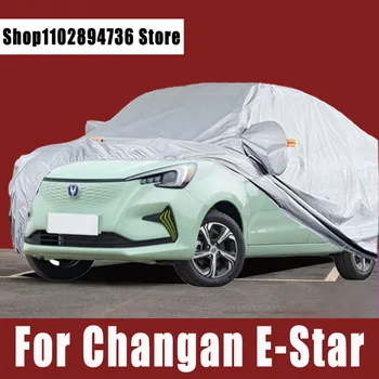 A changan E-Star Teljes Autó üléshuzat Szabadtéri Nap uv-védelem Por, Eső, Hó Védő Auto védőburkolat