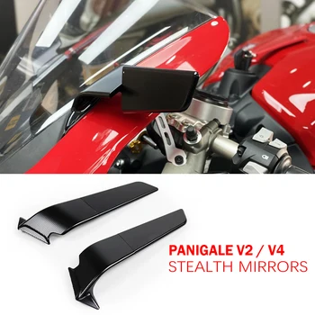 A Ducati Panigale V2 955 V4 1100 2020-2023 Visszapillantó Tükör Lopakodó Sport Winglet Tükör Készletek Állítható Lopakodó Tükrök