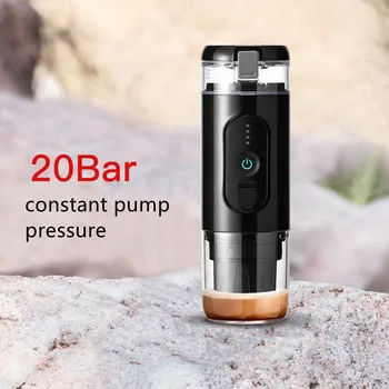 A legjobb Kisméretű, egy-Szolgálni Automata Eszpresszó kávéfőző Utazási Autó Okos Mini USB Akkumulátor Hordozható Kávéfőző