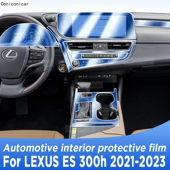A LEXUS ES 300h 2021 2022 2023 Sebességváltó Panel Műszerfal Navigációs Autóipari Belső Védő Fólia TPU Anti-Semmiből