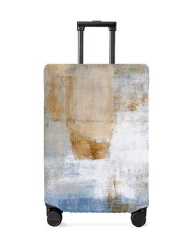 Absztrakt Festmény Textúra Csomagokat Fedezze Szakaszon Bőrönd Protector Poggyász Porvédő a 18-32 Hüvelyk Utazás Bőrönd Esetben