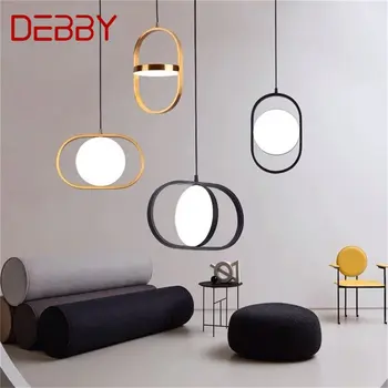 DEBBY Északi Medál Fény Posztmodern Kreatív Design LED Lámpa, lámpák Haza Dekoratív Nappali
