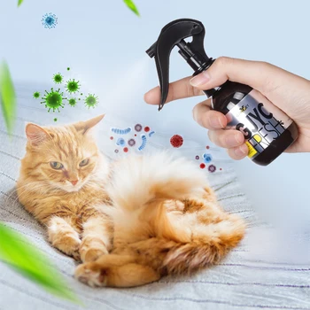 Gyermekzár Design Pet Spray Dezodor Kutyák, Macskák Test Parfüm Spray 100ml Természetes, Friss illatú Dezodor, Parfüm Eltávolítása a Szag