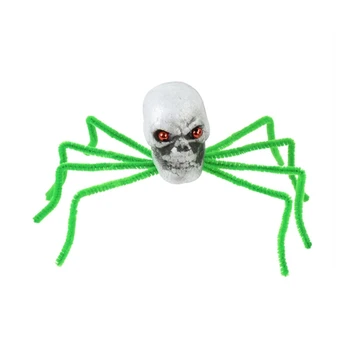 Ijesztő, Pók Koponya Csontváz Halloween Party Dekoráció Otthon, Bár Kellékek Kísértetjárta Ház Horror Kellékek Gyerekek Trükk Játék