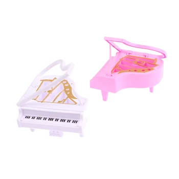 Mini babaház Szimulált Zongora-Hangszer Modellek DIY babaház Bútorok, Helyszín Dekoráció, Kreatív Díszek
