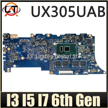 UX305UAB Alaplap Az ASUS ZenBook UX306UA U306UA UX306U UX306 Laptop Alaplap I3 I5 I7 6 Gen CPU 4GB/8GB-RAM