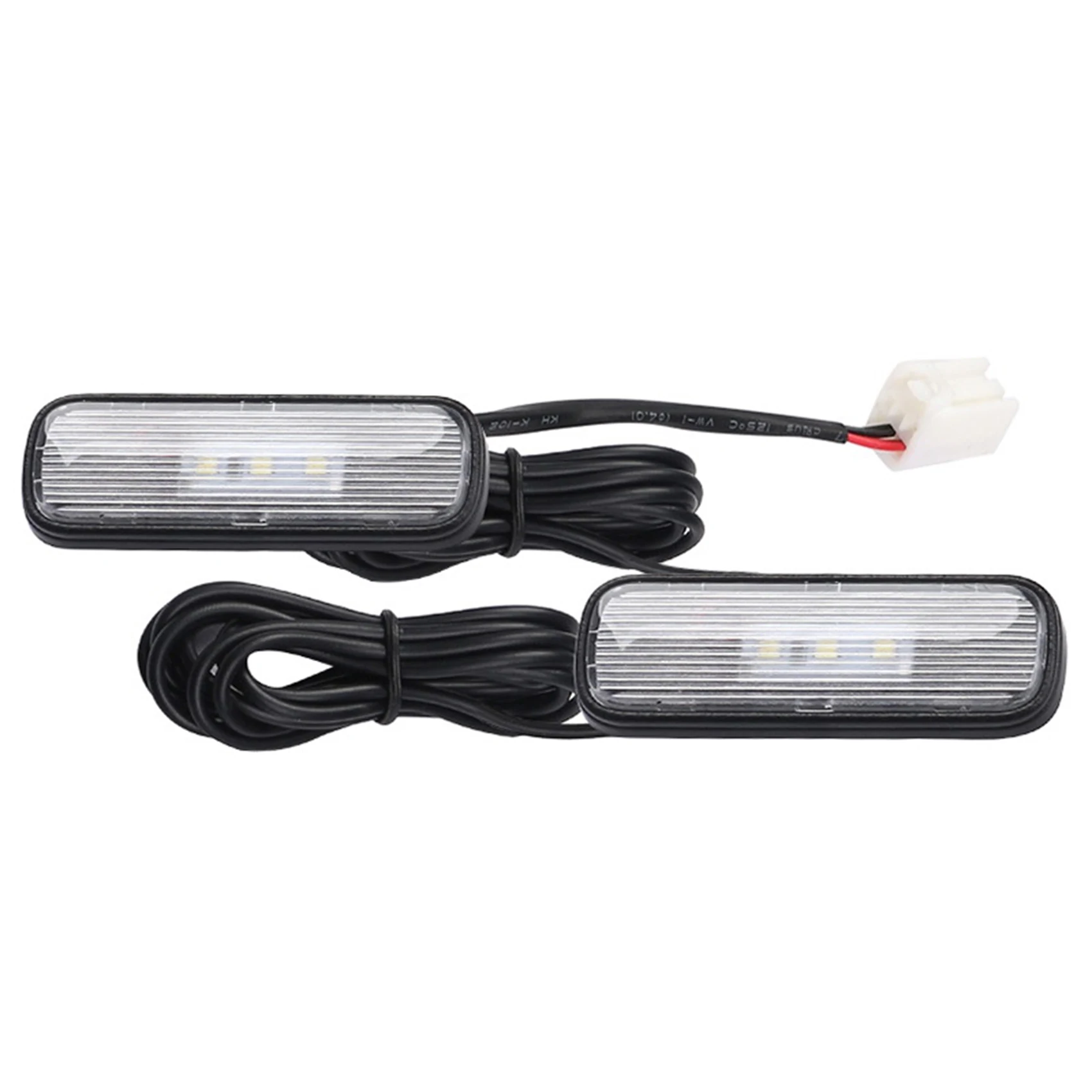 2DB Autó Lámpa LED-es Belső Légkör Fény Dekorációs Lámpa Környezeti Láb Fény 10 2018-2020 Piros