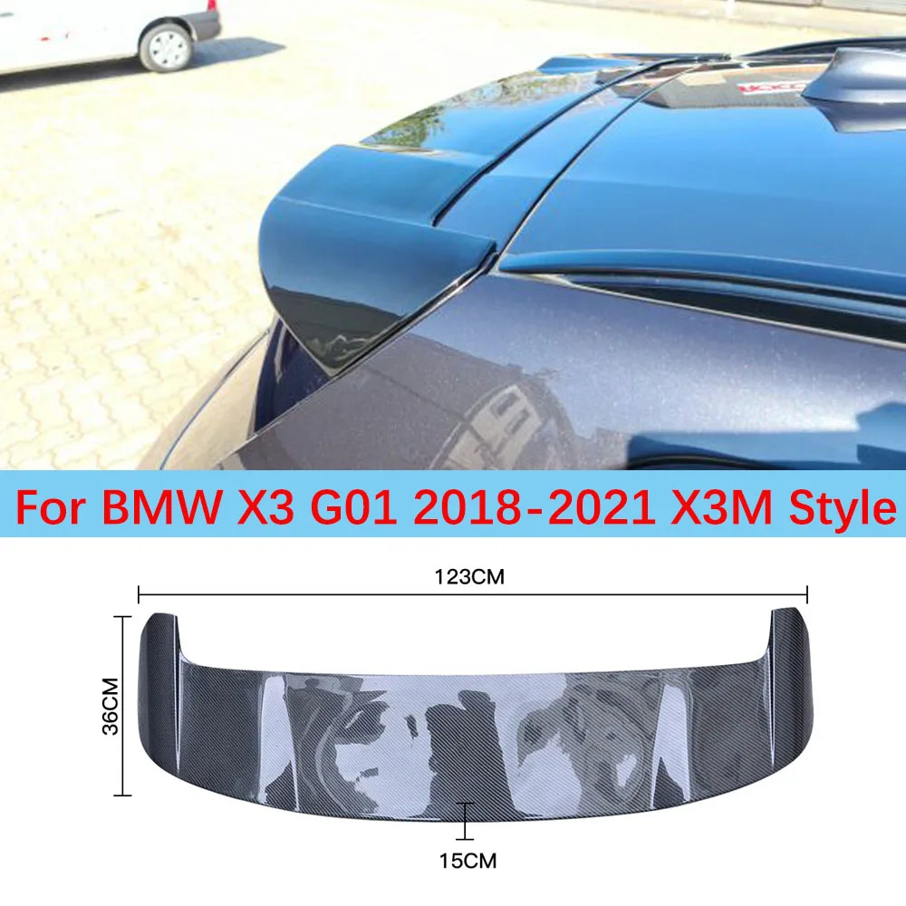 Igazi Szénszálas Tető Spoiler, Szárny Hátsó Ajak BMW X3 G01 X3M Típus Spoiler 2018-2021